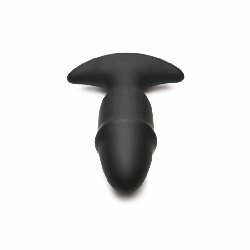 Butt Slider - Sliding Ring Silicone Missile Plug - Zwart - Afbeelding 6