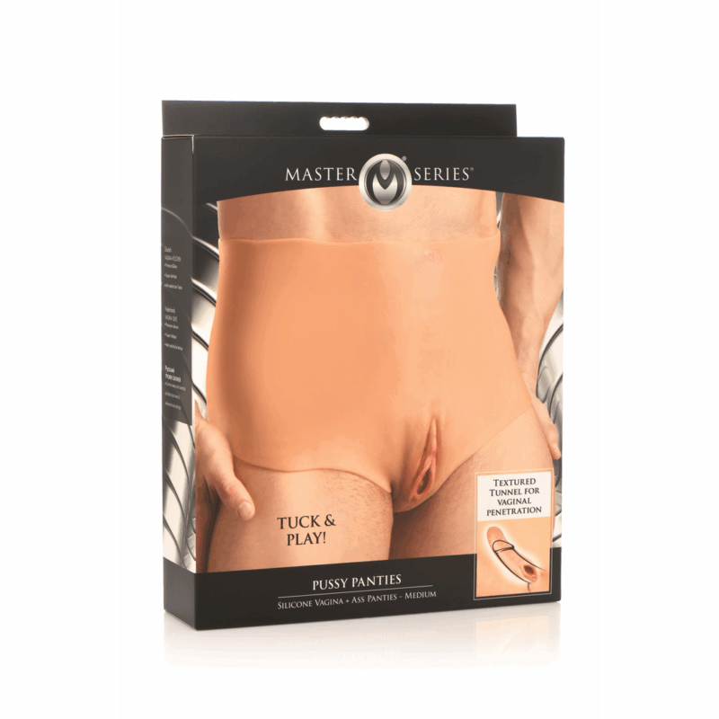 Pussy Panties - Silicone Vagina en Ass Panties - M - Afbeelding 2