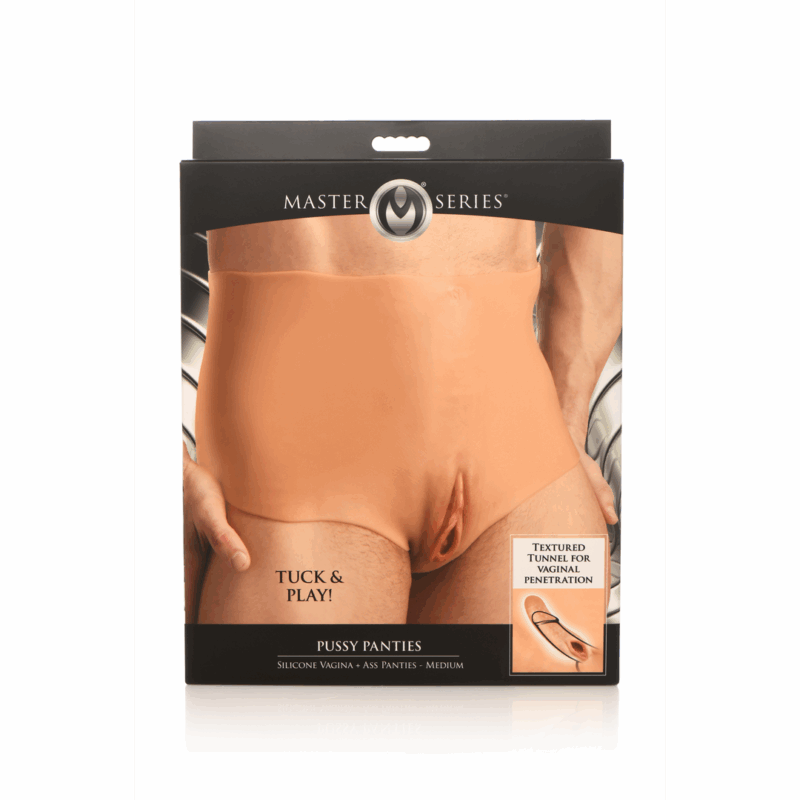Pussy Panties - Silicone Vagina en Ass Panties - M - Afbeelding 3