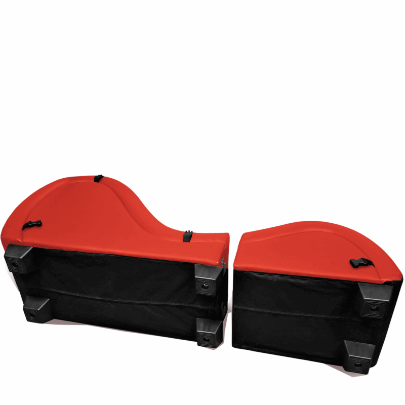Kinky Sex Chaise met Love Pillows - Rood - Afbeelding 3