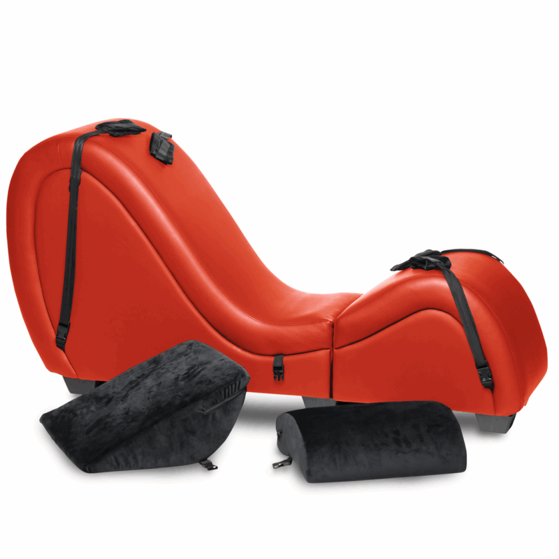 Kinky Sex Chaise met Love Pillows - Rood