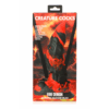 Fire Demon - Monster Silicone Dildo - Rood/Zwart - Afbeelding 3