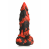 Fire Demon - Monster Silicone Dildo - Rood/Zwart - Afbeelding 4