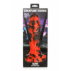 Grim Reaper - Siliconen Dildo - Rood/Zwart - Afbeelding 3
