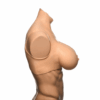 Perky Pair G-Cup Silicone Borsten - Vlees - Afbeelding 4