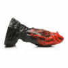 Vulcan - Siliconen Dildo - Zwart/Rood - Afbeelding 5