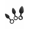 Vibe - Anal Training Plugs - Set van 3 - Zwart - Afbeelding 4