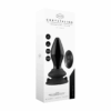 Rekbare - Glazen Vibrator met Zuignap - Afbeelding 2