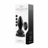Rekbare - Glazen Vibrator met Zuignap - Afbeelding 4