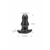 Dubbele Tunnel Plug - Holle Butt Plug - XL - Afbeelding 3