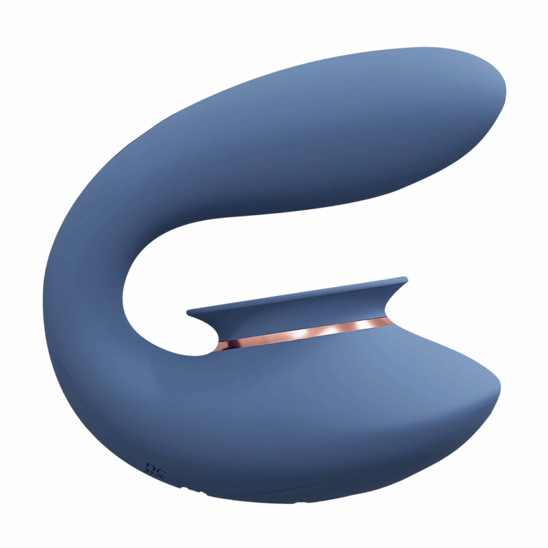Twitch 3 - Oplaadbare Vibrator en Suction - Blauw/Grijs - Afbeelding 4