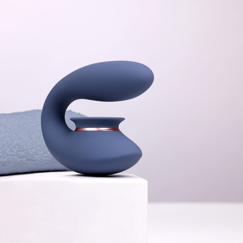 Twitch 3 - Oplaadbare Vibrator en Suction - Blauw/Grijs - Afbeelding 5
