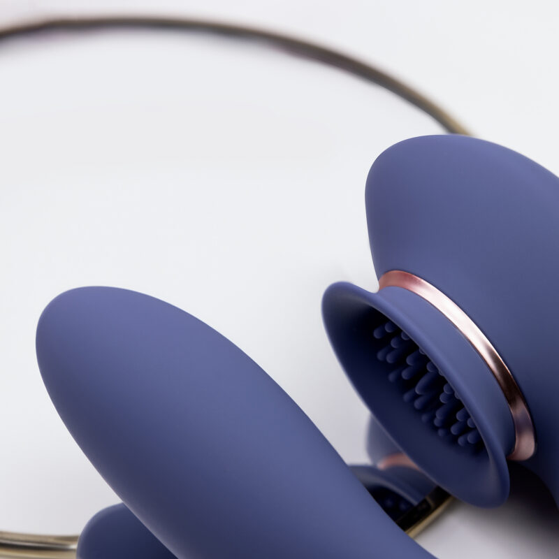 Twitch 3 - Oplaadbare Vibrator en Suction - Blauw/Grijs - Afbeelding 6