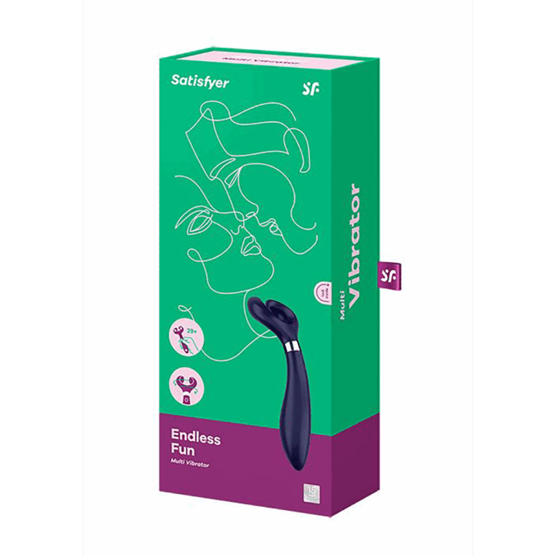 Eindeloos Plezier - Partner Vibrator - Blauw - Afbeelding 2