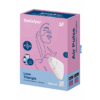 Love Triangle - Luchtpulserende Stimulator en Vibratie - Wit - Afbeelding 2
