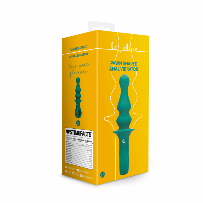 Pawn Vormige Anale Vibrator - Pauwenveer - Afbeelding 2