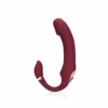 Buigbare Vibrerende Strapless Strap-on - Merlot Druif - Afbeelding 6
