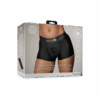 Vibrerende Strap-on Boxer - M/L - Zwart - Afbeelding 2