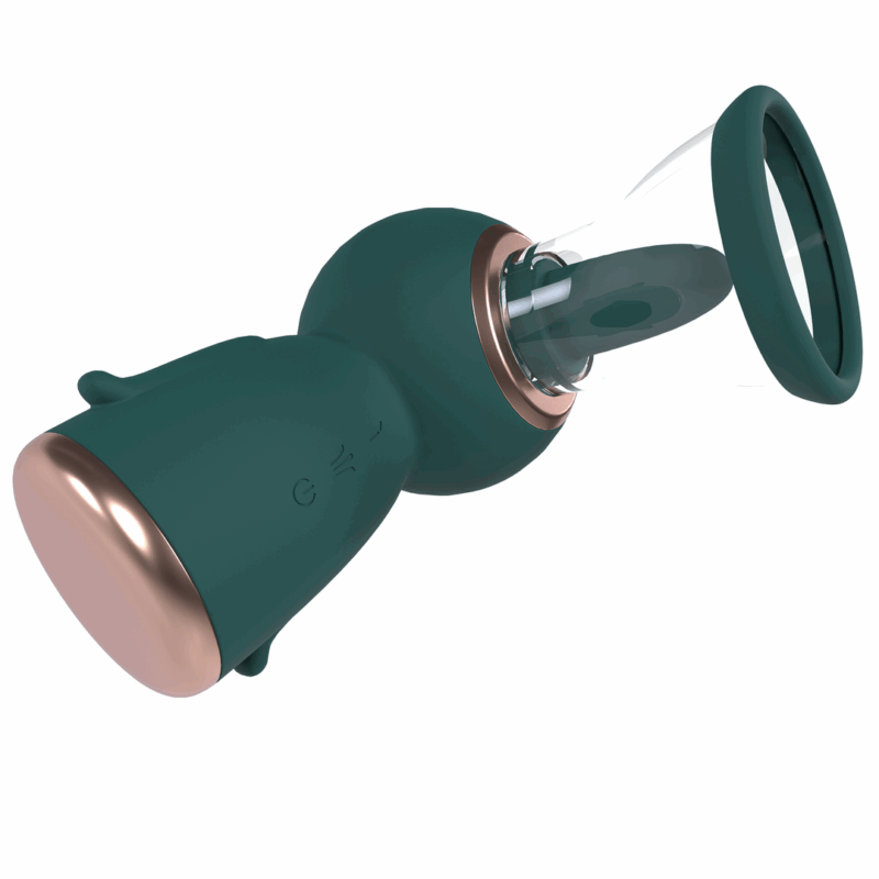 Exquise - Oplaadbare Vulva- en Borstpomp - Bosgroen - Afbeelding 3