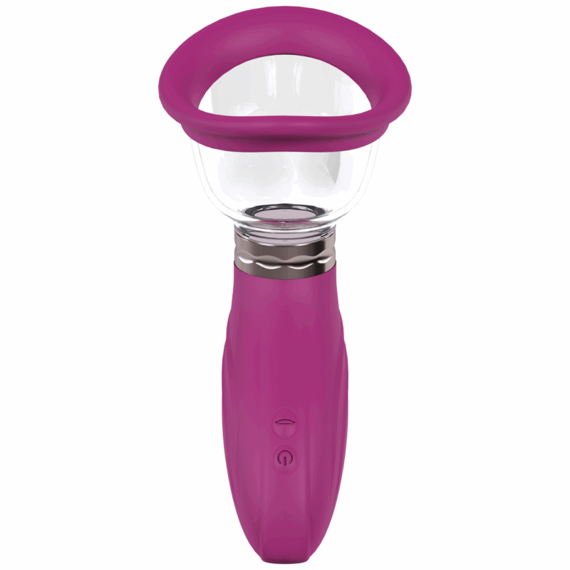 Heerlijke - Oplaadbare Vulva en Borst Pomp - Roze - Afbeelding 3