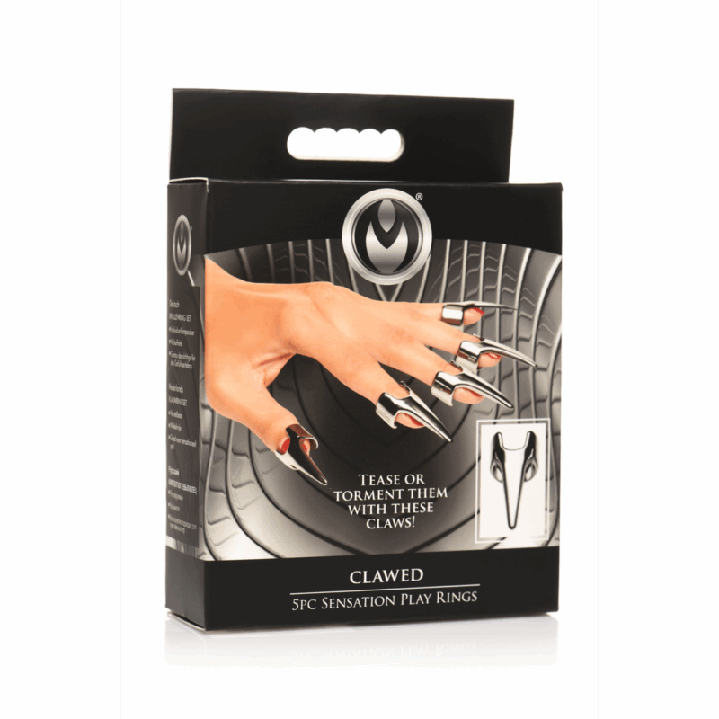Clawed - Sensation Play Ringen - 5 Stuks - Afbeelding 2