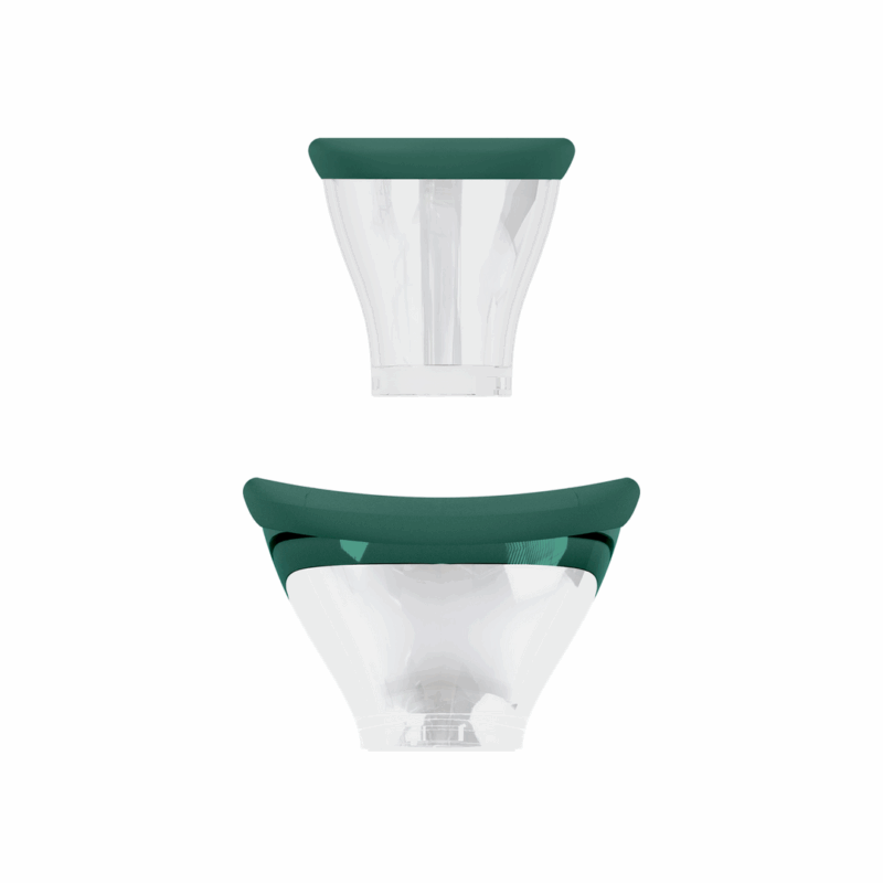 Boost - Oplaadbare Vulva- en Borstpomp - Bosgroen - Afbeelding 4