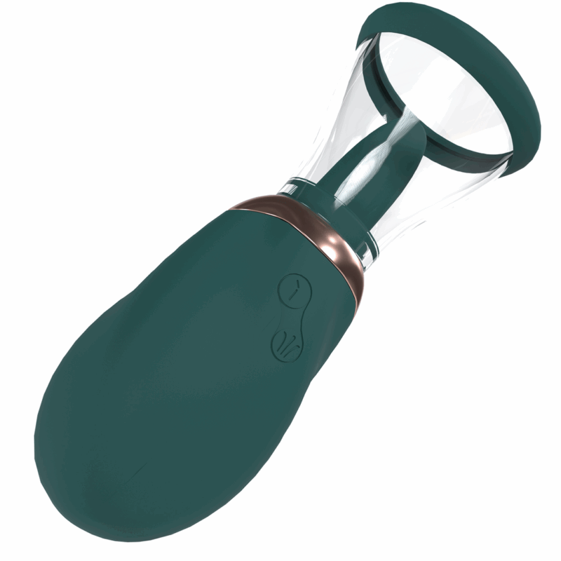 Boost - Oplaadbare Vulva- en Borstpomp - Bosgroen - Afbeelding 3