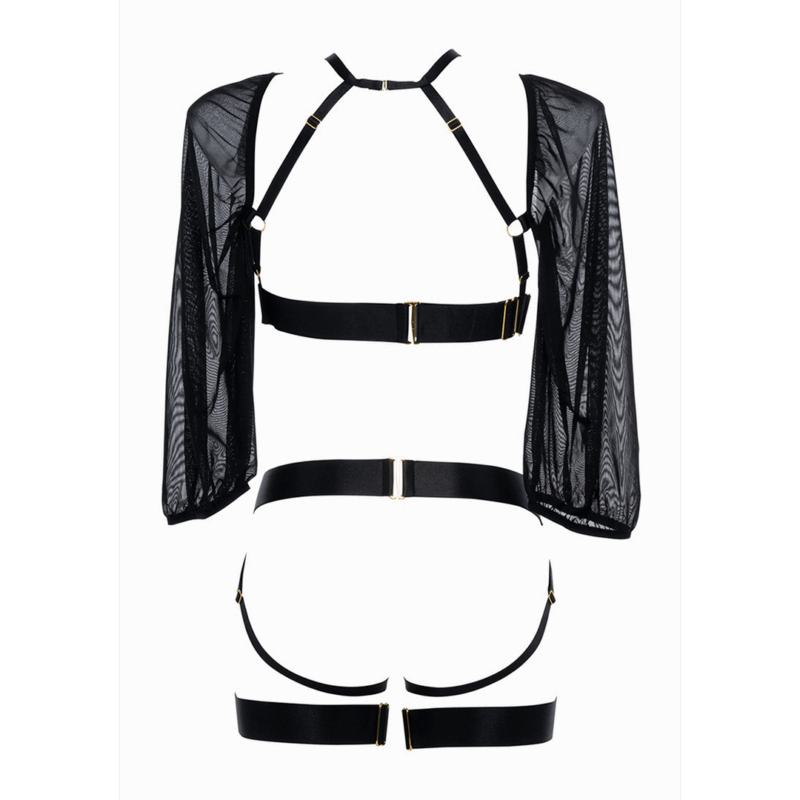 Ibiza Babe - Harness Set - OS - Zwart - Afbeelding 6