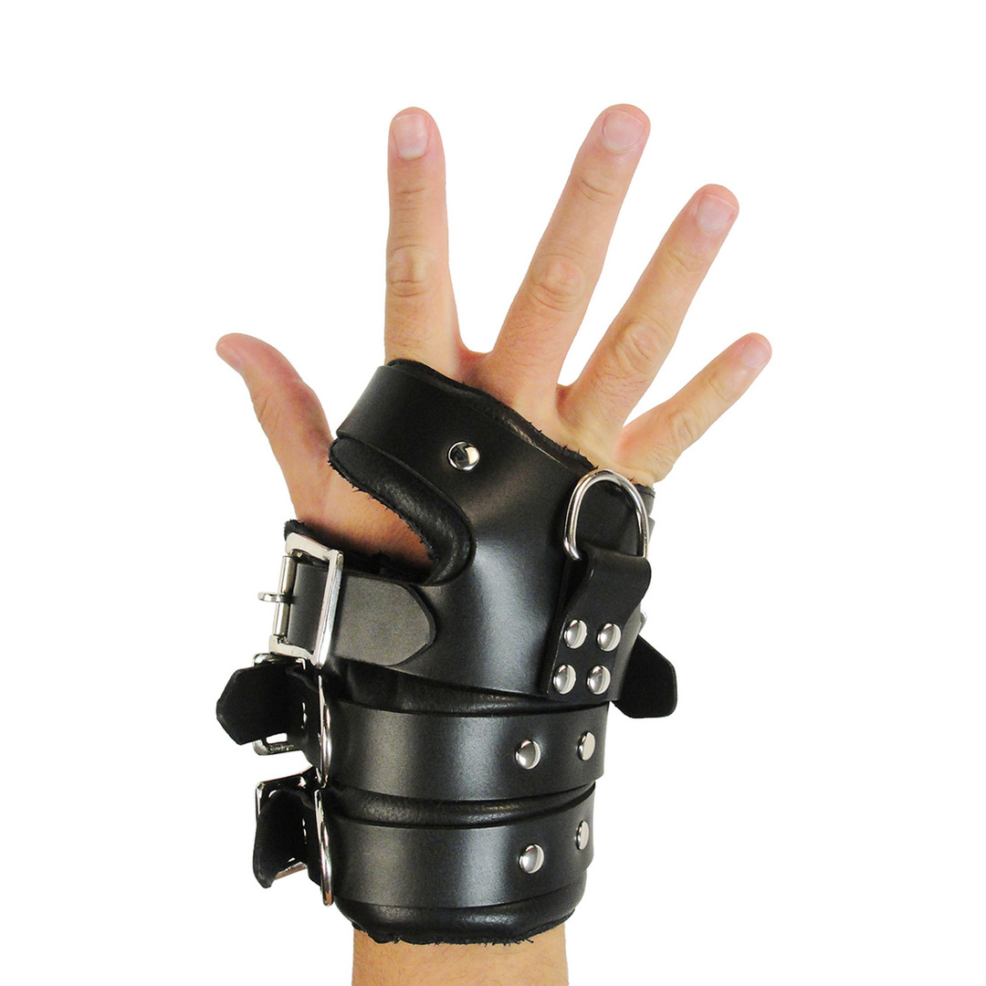 Vier Gesp Suspension Cuffs - Zwart