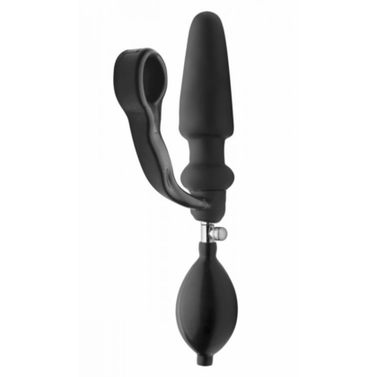 Expander - Opblaasbare Plug met Cockring