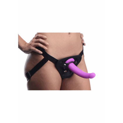Navigator - Silicone G-Spot Dildo met Harness
