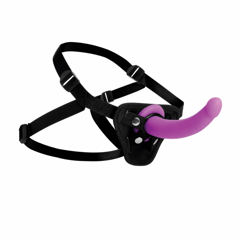 Navigator - Silicone G-Spot Dildo met Harness - Afbeelding 4