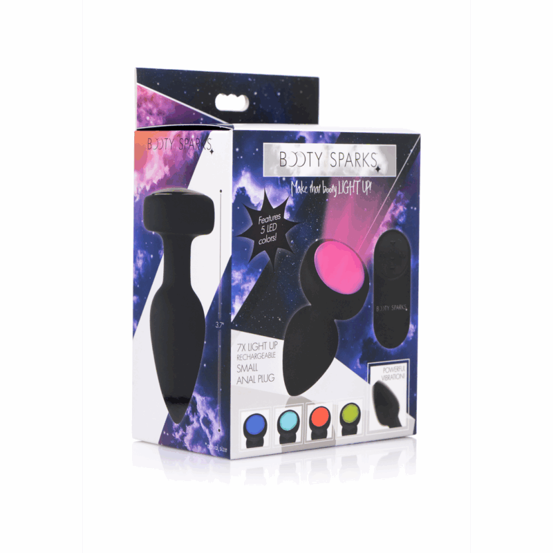 Siliconen Vibrerende LED Plug - Groot - Afbeelding 2