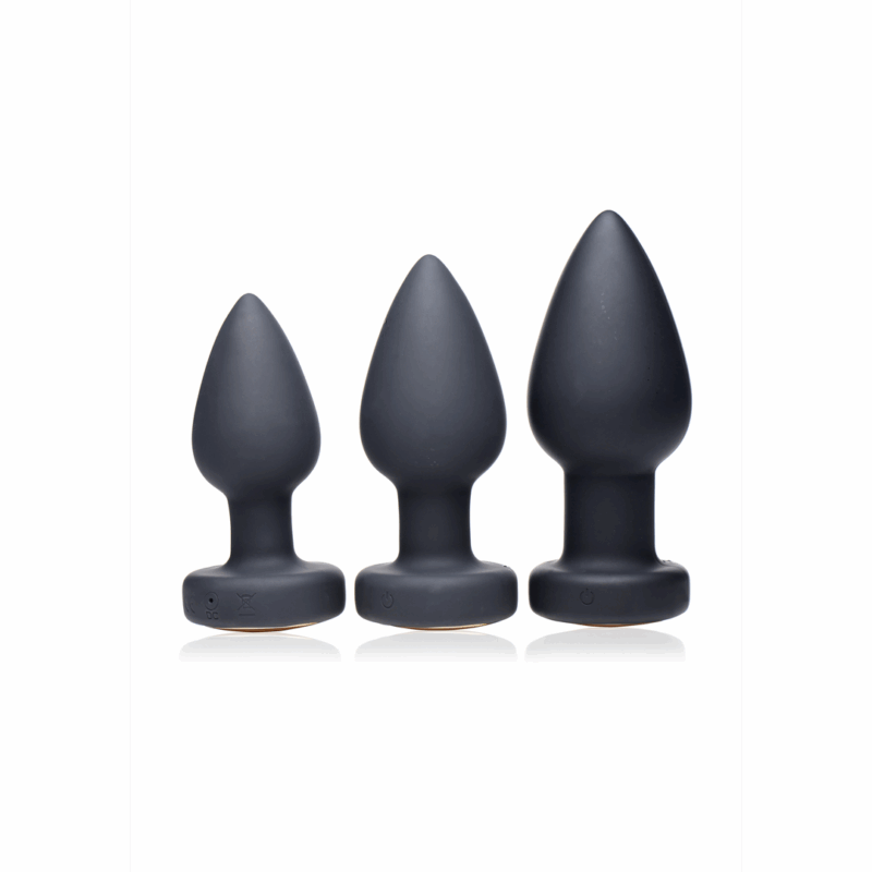 Siliconen Vibrerende LED Plug - Groot - Afbeelding 6