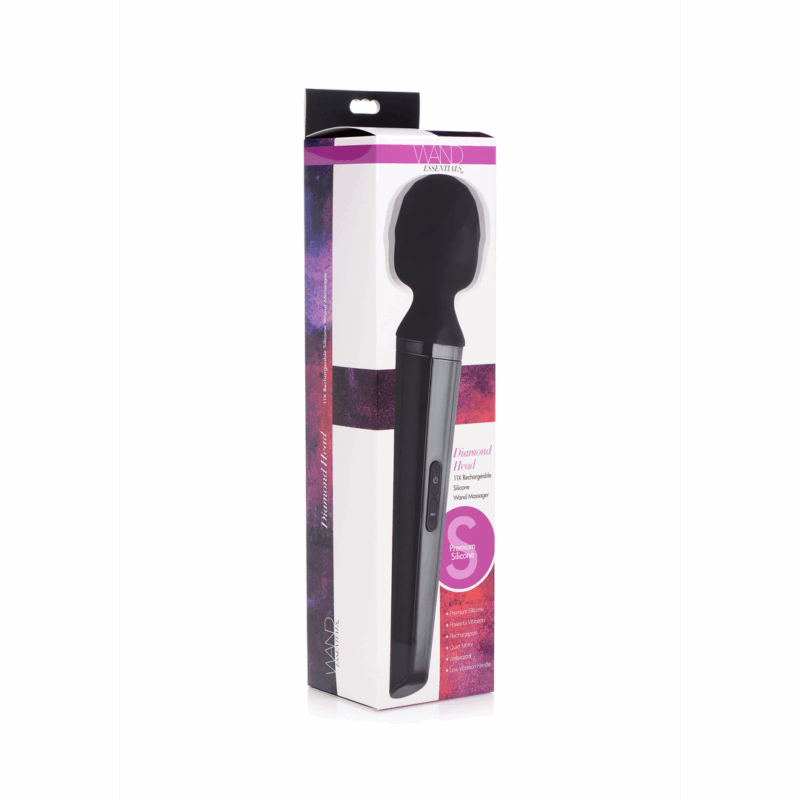 Diamond Head - Siliconen Wand Massager - Afbeelding 2