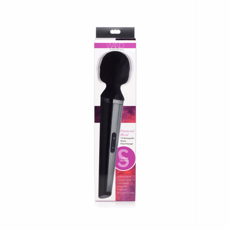 Diamond Head - Siliconen Wand Massager - Afbeelding 3