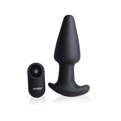 Gyro R - Gebogen Rimming Plug met Afstandsbediening