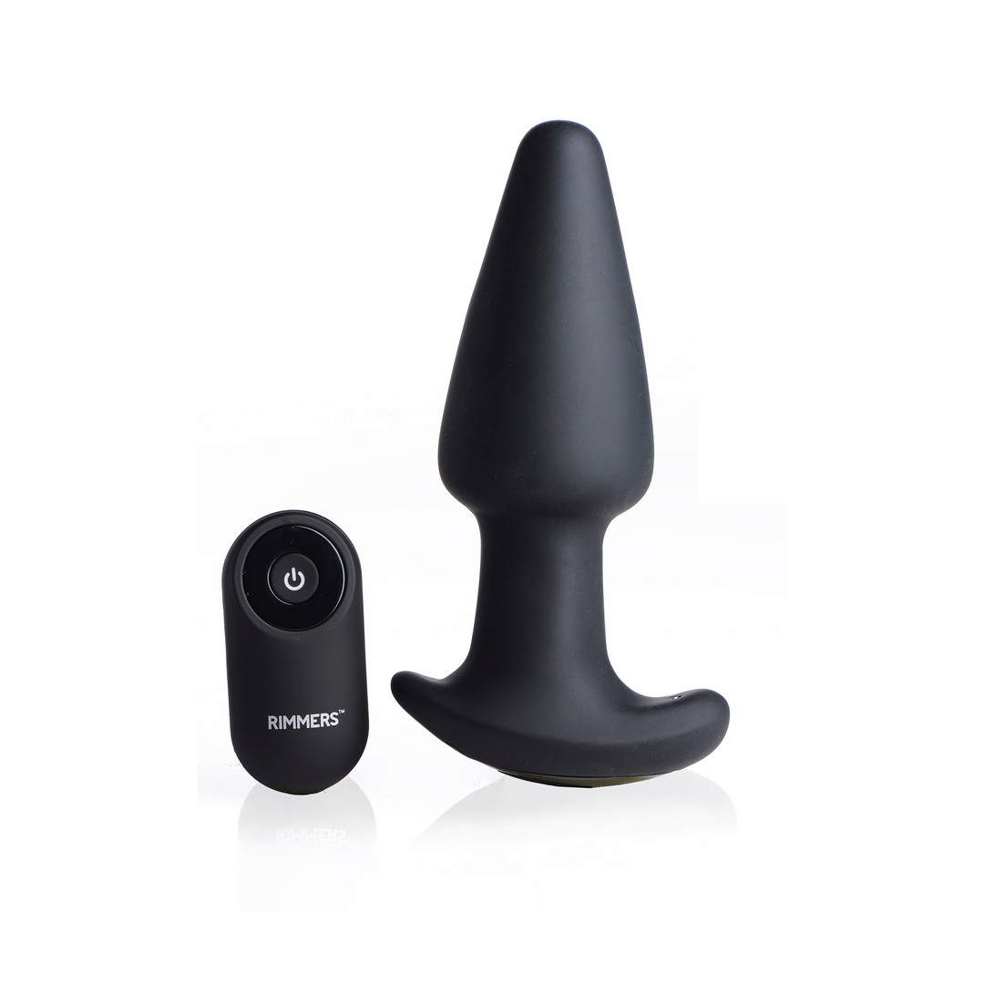 Gyro R - Gebogen Rimming Plug met Afstandsbediening