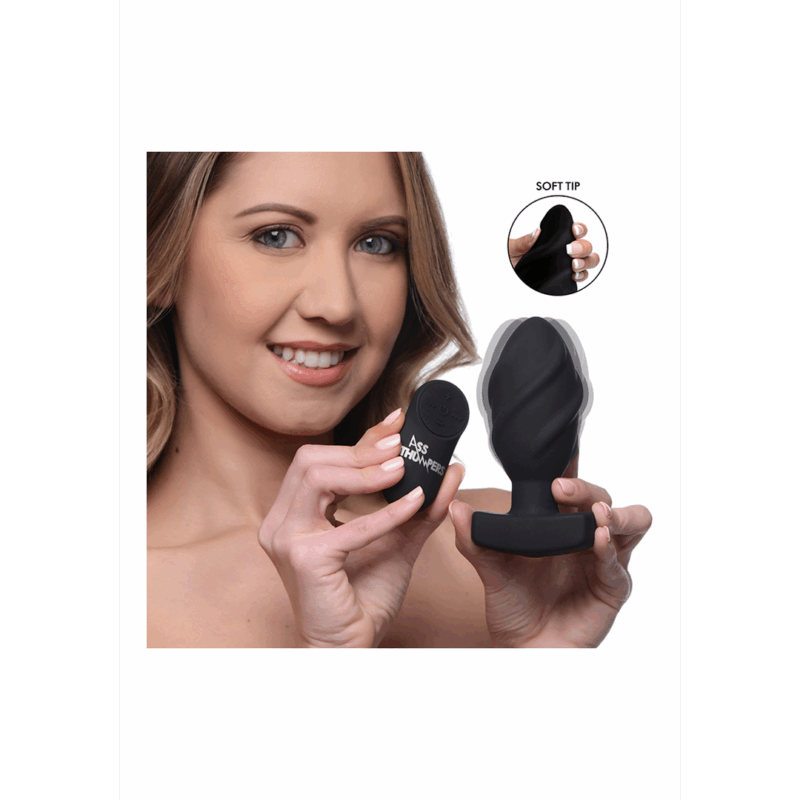 Draaiende Vibrerende Butt Plug met Afstandsbediening - Afbeelding 4