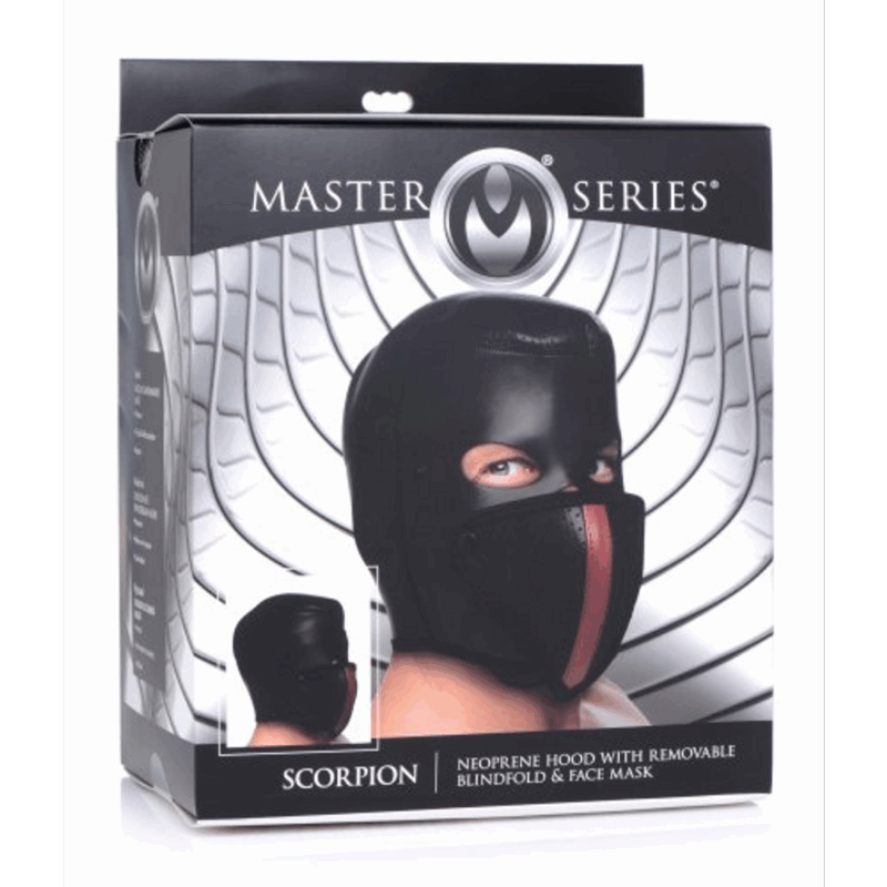 Scorpion - Gezichtsmasker met Verwijderbare Blinddoek en Mondmasker - Afbeelding 2