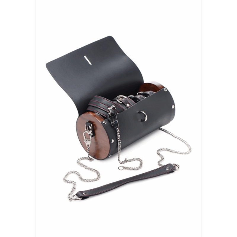 Kinky Clutch - Zwart Bondage Set met Draagtas - Afbeelding 4