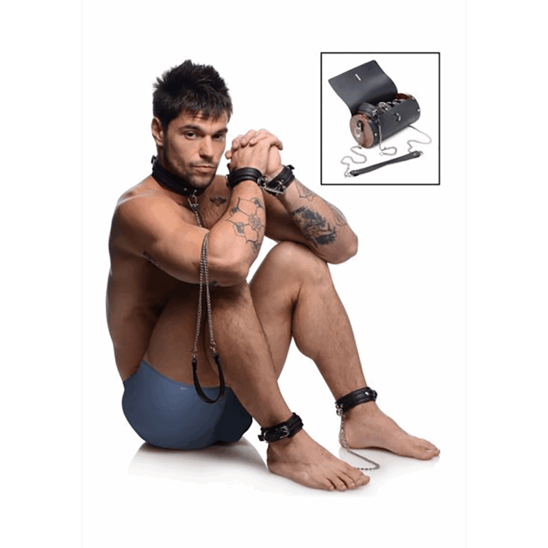 Kinky Clutch - Zwart Bondage Set met Draagtas - Afbeelding 5