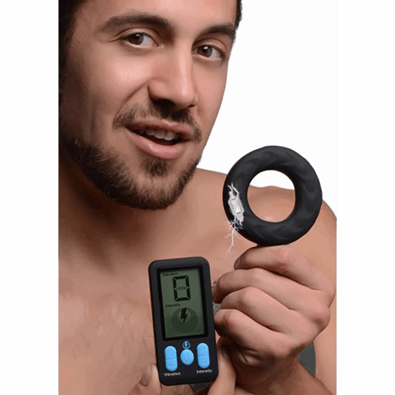E-Stim Pro - Siliconen Vibrerende Cockring + Afstandsbediening - Afbeelding 3