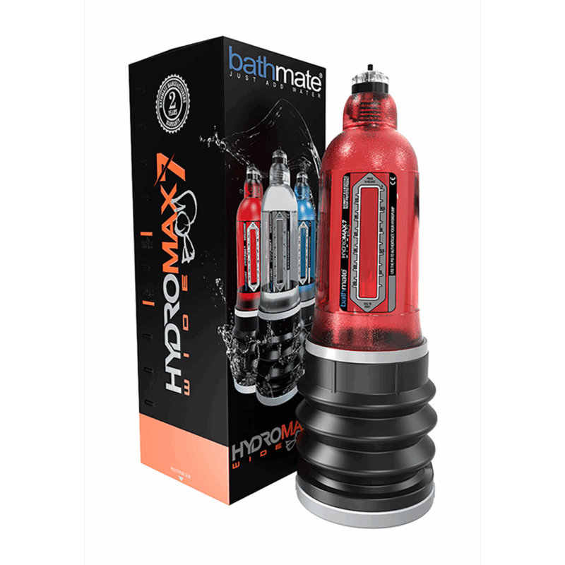 HydroMax7 Wide Boy - Penis Pomp - Rood - Afbeelding 2