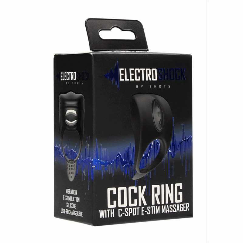 E-Stimulation Cockring / C-Spot Massager - Afbeelding 2