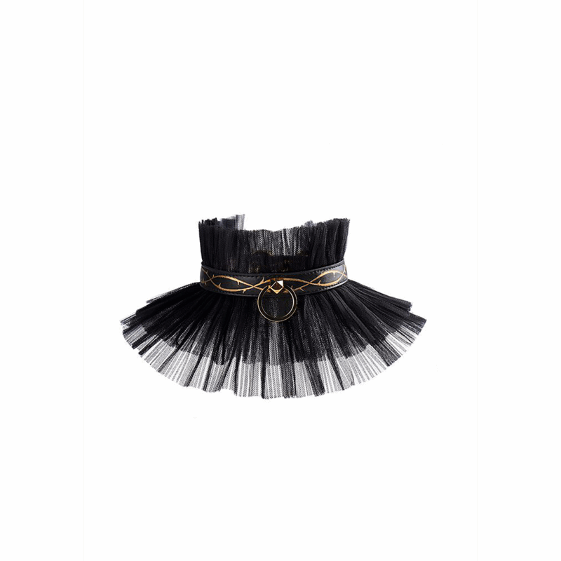 Leather Torn - Collar and Leash - Afbeelding 4
