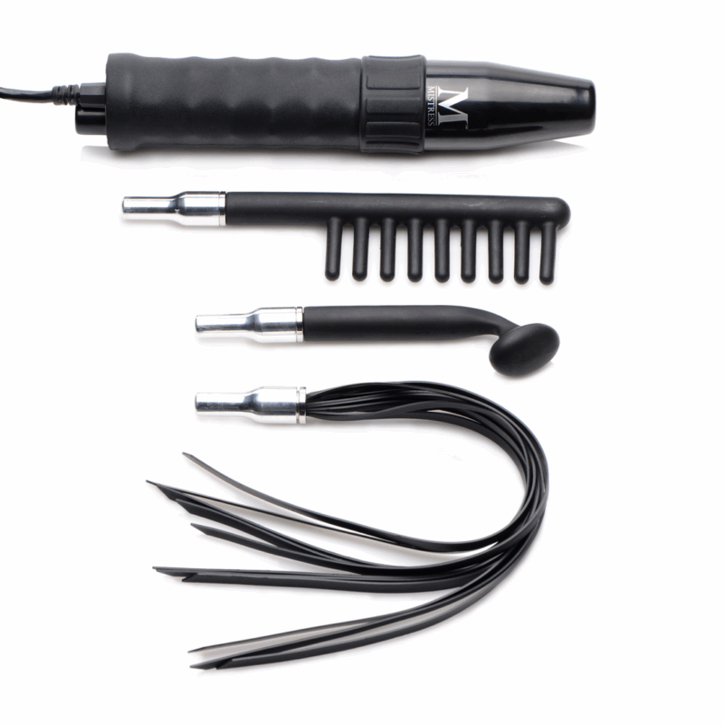 IS E-Stim Wand met 3 Siliconen Opzetstukken - Afbeelding 3