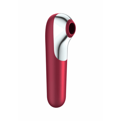 Dual Love - Air Pulse Vibrator - Rood
