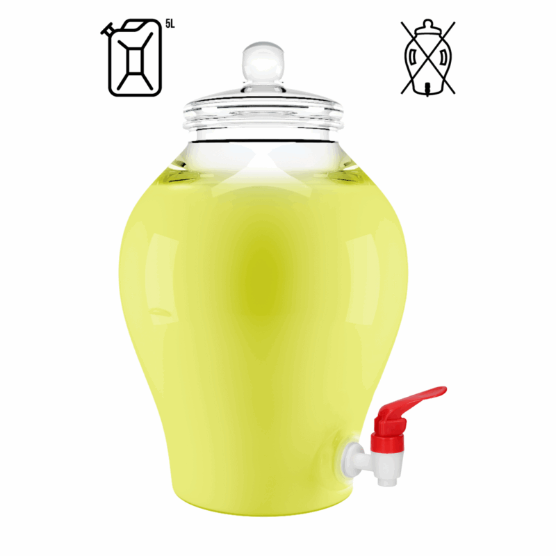 Waterbased Lubricant - Lemon - 1.3 gal / 5 l - Afbeelding 3