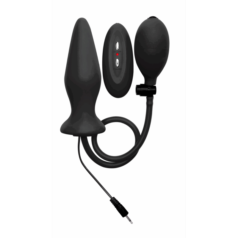Opblaasbare Vibrerende Siliconen Plug